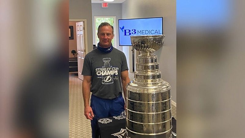 stanley cup in the B3 medical office